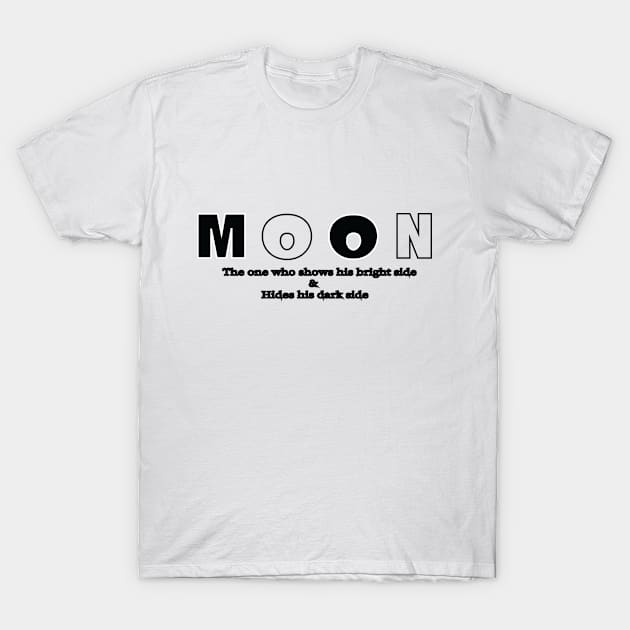 Moon T-Shirt by Cool Art Clothing